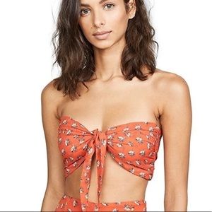 BNWT beach riot wrap top fits size small- large